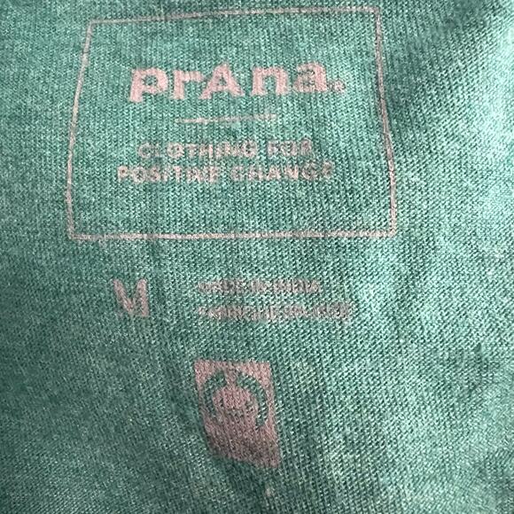 Prana Mens Green Short Sleeve T Shirt Size Medium - Picture 6 of 7
